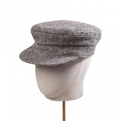 2Картинка Серая кепка шкипер Hanna Hats Skipper