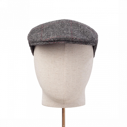 3Картинка Серая плоская кепка Hanna Hats Tailor