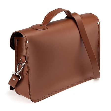 14.5-inch Classic Satchel Chestnut
