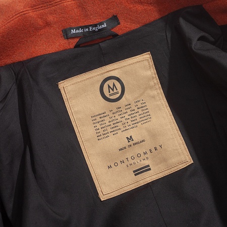 Пальто-бушлат Original Montgomery Teddy Pea Coat Orange