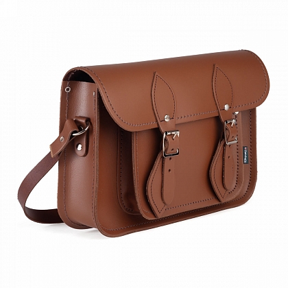 3Картинка 11.5-inch Classic Satchel Brown