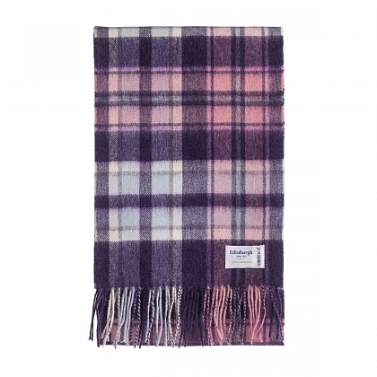 3Картинка Шарф Edinburgh Lambswool Henold Blackberry Blue Camella