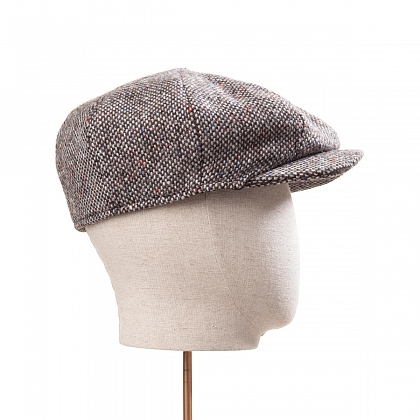 4Картинка Серая кепка восьмиклинка Hanna Hats JP