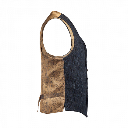 3Картинка Жилетка Bucktrout Tailoring Iain Navy Herringbone